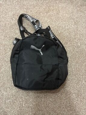 Puma Black Logo Belt Bag with Branded Strap
